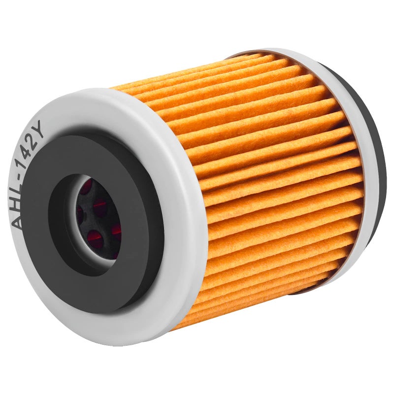 AHL 142 Oil Filter 1UY-13440-01 1UY-13440-02 Compatible with Yamaha YFM350X Warrior 350 1987-2004(yellow) - Image 2